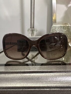 Authentic Bvlgari Classic Brown Oversized Women's Sunglasses